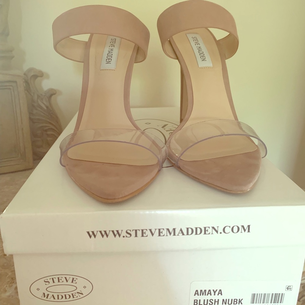 Hot!!! AMAYA BLUSH NUBACK stiletto heels.